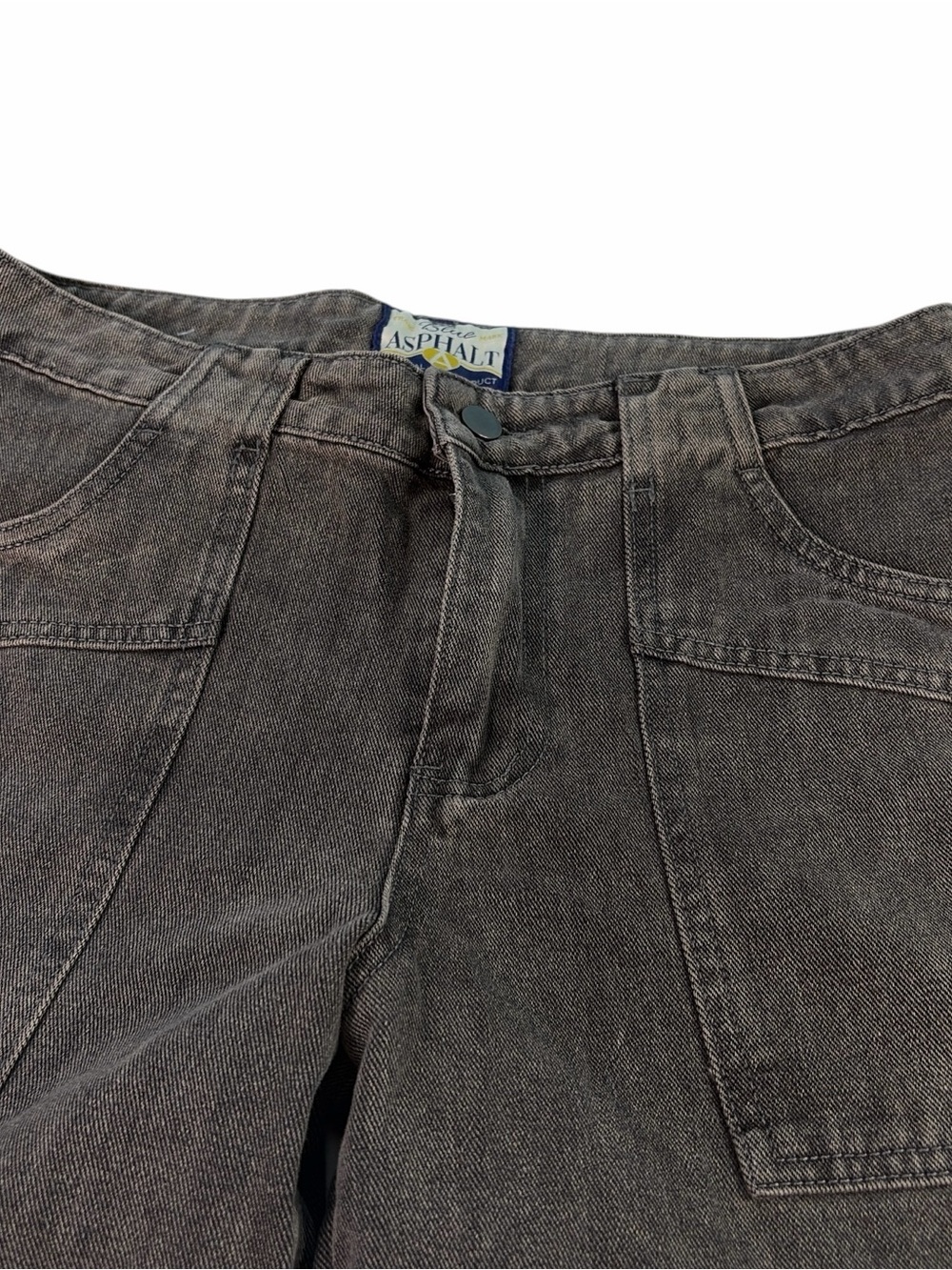 Blue Asphalt  Cargo Pants Wide Leg Black Size Medium NWT - Picture 4 of 10